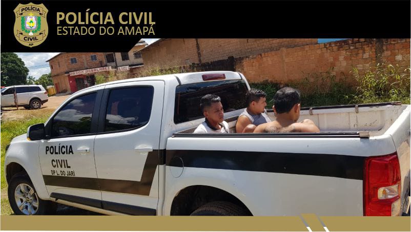 POLÍCIA CIVIL DESARTICULA ASSOCIAÇÃO CRIMINOSA E PRENDE TRÊS INVESTIGADOS POR UM ASSALTO COM REFÉNS EM LARANJAL DO JARI